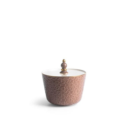 Crown - Small Date Bowl - Brown & Gold