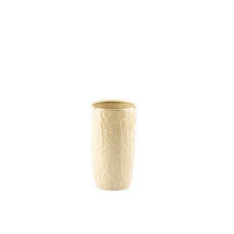 Diwan - Medium Decorative Vase  - Ivory & Gold