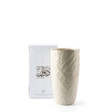 Luxury Diwan - Large Decorative Vase  - Pearl & Silver