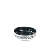 Diwan - Decorative Porcelain Bowl  - Dark Blue & Silver