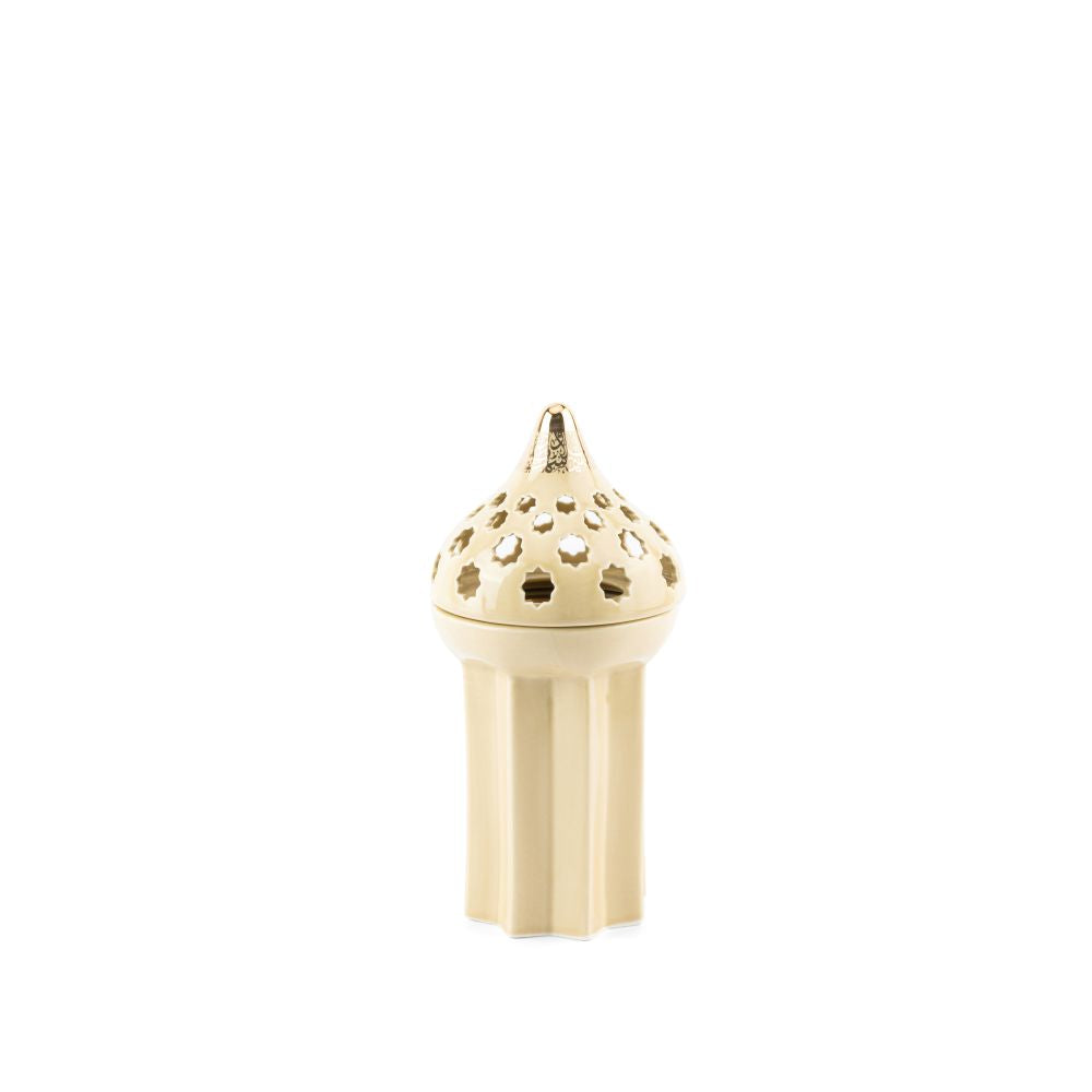 Diwan - Incense Burner - Ivory & Gold