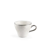 Classy Harir - Tazas de café espresso/turco, (4 piezas) - Gris y plateado