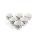 Classy Harir - Arabic Coffee Cups  - Blue & Gold