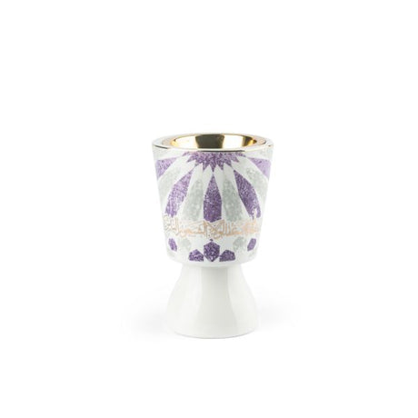 Amal - Incense Burner - Purple & Gold