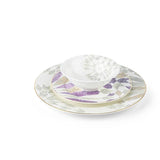 Amal - Dinner Set (18-Pc) - Purple & Gold