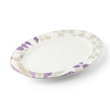 Amal - Single 14 Dinner Platter  - Purple & Gold