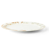 Amal - Single 14 Dinner Platter  - Beige & Gold