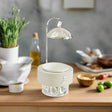 Luxury Diwan - 2 Liters Chafer - Pearl & Silver