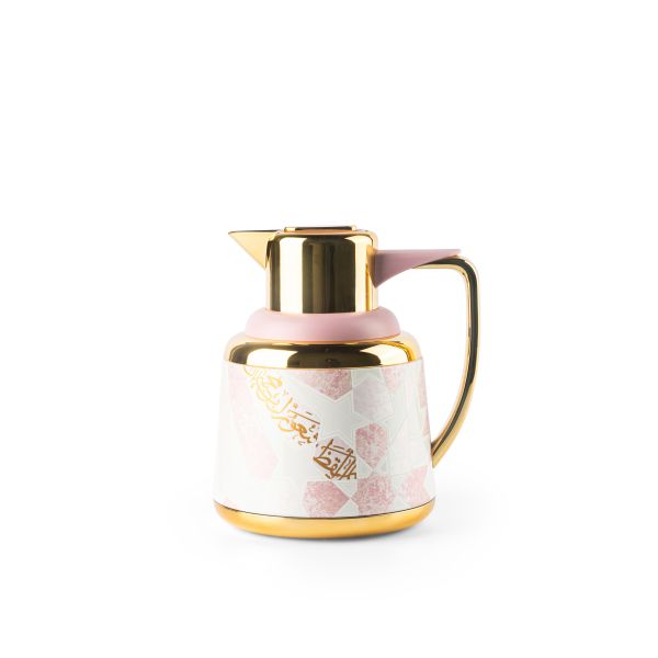 Amal - Vacuum Flask - Pink & Gold