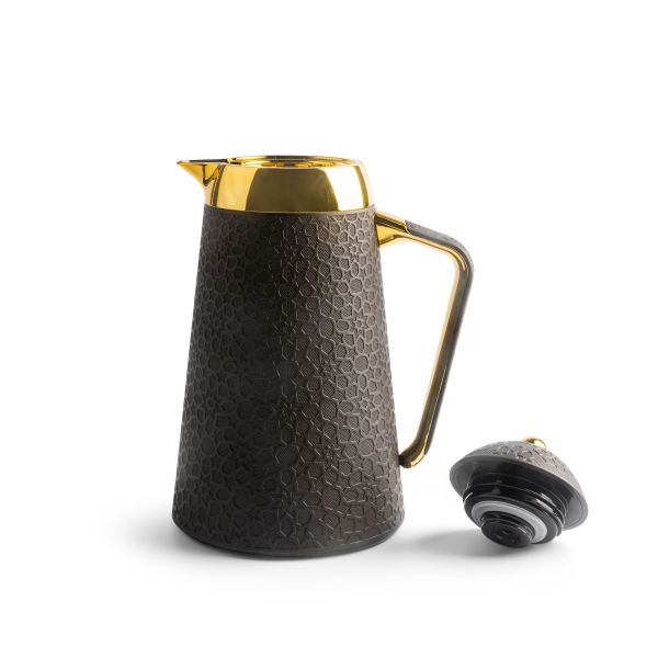 Crown - Vacuum Flask - Black & Gold